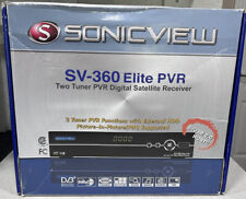 Receptor de TV Sonicview 360 Premier dos sintonizadores receptor digital de satélite PVR segunda mano  Embacar hacia Argentina