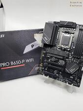 MSI Pro B650-P Wifi AMD AM5 DDR5 ATX Motherboard, used for sale  Shipping to South Africa