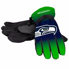 Seattle Seahawks Gloves Big Logo Gradient Insulated Winter NEW Unisex S/M L/XL till salu  Toimitus osoitteeseen Sweden