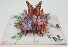 3D POP UP Birthday Card Colorful Butterflies Mother's Day  for sale  Shipping to South Africa