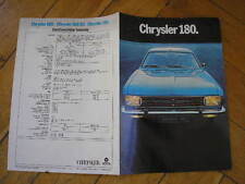 Chrysler 180 brochure usato  Italia