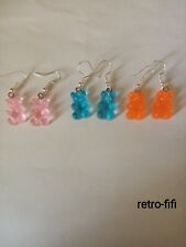 Gummy bear earrings for sale  NOTTINGHAM