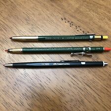 3 lápices mecánicos de dibujo FABER CASTELL 9800SG & TK 9400 Alemania segunda mano  Embacar hacia Argentina