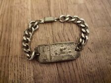 Bracelet gourmette militaire d'occasion  Lille-