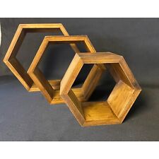 Wooden shelves hexagon for sale  Hickory Hills