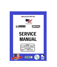 Mercury/Mariner Service Manual 75/90/100/115/125hp 2 Stroke PDF, used for sale  Shipping to South Africa
