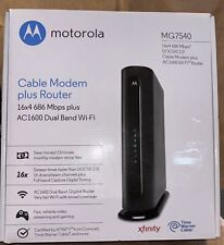 Roteador Wi-Fi banda dupla Motorola MG7540 16x4 modem a cabo Plus AC1600 comprar usado  Enviando para Brazil
