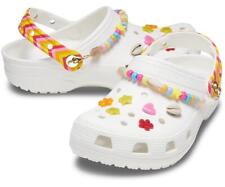 NOVO! CROCS CLASSIC FESTIVAL VIBES TAMANCO Sapato Feminino Arco-íris Multi/Branco Jibbitz comprar usado  Enviando para Brazil