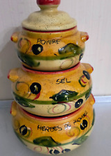 3 contenitori ceramica usato  Torino