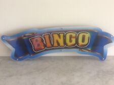 BINGO Advertising Sign Amusement Machine Arcade Game Gaming Bandit FunFair for sale  HULL