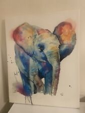 Elephant painting canvas for sale  Middletown