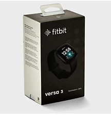 Reloj inteligente FITBIT VERSA 3 NEGRO con GPS-LN-Caja abierta, usado segunda mano  Embacar hacia Argentina