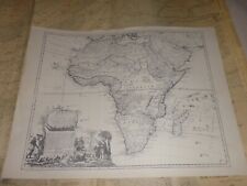 Large map africa. for sale  UK