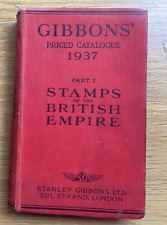 1937 Stanley Gibbons część 1 Znaczki Katalog Imperium Brytyjskiego na sprzedaż  Wysyłka do Poland