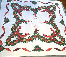 Vintage tablecloth christmas for sale  Saint Clair