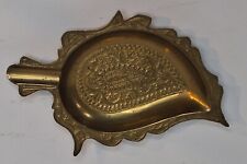 Brass engraved leaf for sale  Lincoln