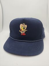 Tweety Bird con guitarra sombrero de vaquero. Gorra a presión de camionero sombrero cuerda azul sombrero  segunda mano  Embacar hacia Argentina