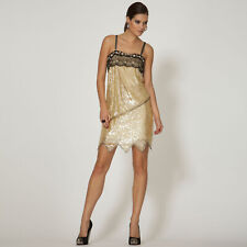 Used, Vintage Style 1920s RIVER ISLAND Flapper Sequin Gatsby Party Dress Size 8 for sale  Shipping to South Africa