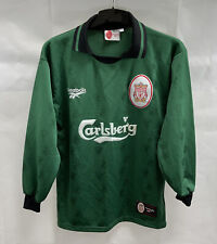 Camisa de futebol Liverpool GK 1996/97 adultos pequena Reebok A548 comprar usado  Enviando para Brazil