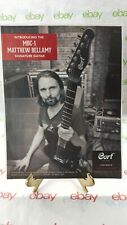 CORT GUITARS MATTHEW BELLAMY GUITAR PRINT AD  11 X 8.5 for sale  Shipping to South Africa