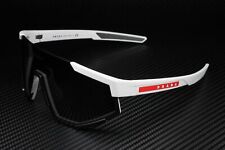 Óculos de sol masculino PRADA LINEA ROSSA PS 04WS TWK06F borracha branca cinza escuro 39 mm comprar usado  Enviando para Brazil