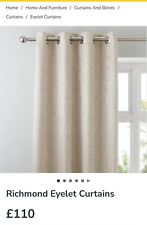 jacquard eyelet curtains for sale  LIVERPOOL