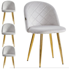 ZESTAW 4 krzeseł do jadalni Viking Glamour 48 x 44 x 78 cm szare krzesła 4 szt. na sprzedaż  PL