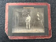 Usado, Foto de boxe montada dos anos 1900 ERNE POTTS saco de pancadas infantil Selby Champion Gym RARO 2 comprar usado  Enviando para Brazil