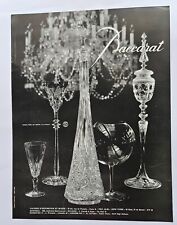 Baccarat crystal advertise for sale  Shipping to Ireland