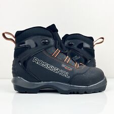 Rossignol BCX2 Black & Orange Nordic Cross Country Ski Boots Size EU 38 (M6 / W7 for sale  Cumberland Center