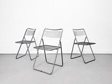 Usado, 1/3 ital. Wire Chairs Klappstühle Gitter ähnl. Ted Net Ikea 1990 comprar usado  Enviando para Brazil