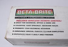 Beta brite electronic for sale  Shipping to Ireland