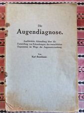 Augendiagnose baumhauer 1927 gebraucht kaufen  Neuburg am Inn