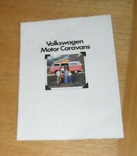 Volkswagen camper brochure for sale  FAREHAM