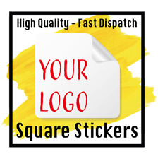 Printed LOGO Stickers Square Custom Logo labels & postage labels - Personalised for sale  Shipping to South Africa