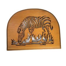 Wood carved zebra for sale  Oregon City