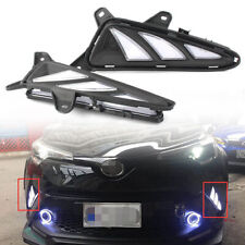 Luzes de circulação diurna LED dupla cor Toyota C-HR CHR Toyota 2016-up com kit de sinal comprar usado  Enviando para Brazil