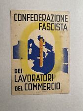 Tessera confederazione fascist usato  Varese