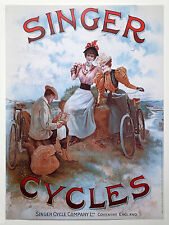 Singer cycles advertising for sale  STOURPORT-ON-SEVERN