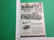 Scammell scarab advert for sale  Shipping to Ireland