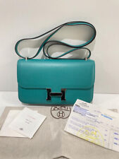 Usado Hermes Constance 26 Blue Paon (meio como turquesa) Elan Epsom PHW #P comprar usado  Enviando para Brazil