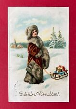 Prägedruck weihnachten 1913 gebraucht kaufen  Deutschland