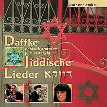 Daffke jiddische lieder gebraucht kaufen  Berlin