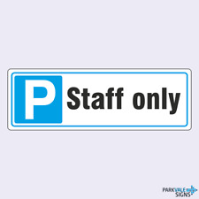 Parking staff sign for sale  Shipping to Ireland