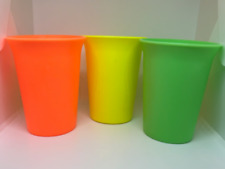 vintage tupperware bell tumblers neon pink for sale  Winter Park