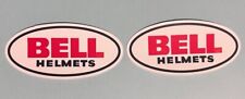 Used, 2-Bell Helmet Stickers  *Glossy* Finish. Size: 2-5/8”X 1-3/8”. Self Adhesive for sale  Shipping to South Africa