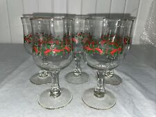 Vintage libbey holly for sale  Galion