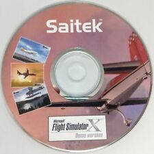 Saitek Microsoft Flight Simulator X FSX Sim versão demo disco CD-ROM PC WIN comprar usado  Enviando para Brazil