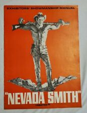 Libro de prensa original NEVADA SMITH MANUAL DE EXHIBICIÓN DE EXPOSITORES 1966 Steve McQueen segunda mano  Embacar hacia Argentina