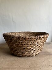 Usado, Antiga cesta de palha de centeio feita à mão pátina grande excelente estado comprar usado  Enviando para Brazil